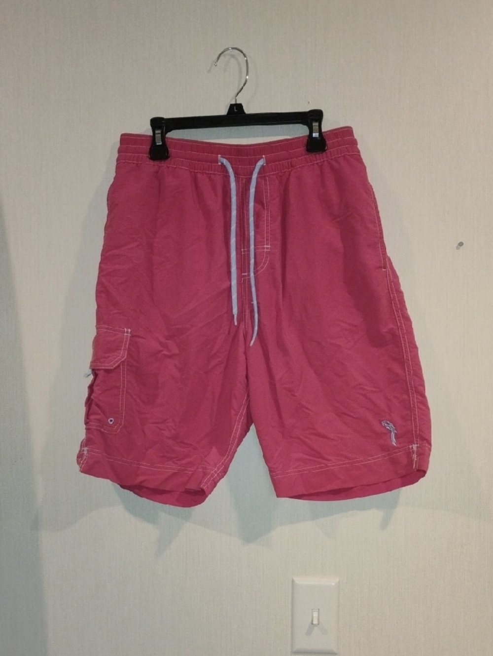 Men's Pink Swimwear Cargo Shorts